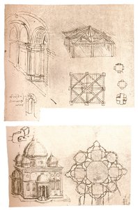 رسمان معماريان ، c1472-c1519 1883 بواسطة ليوناردو دا فينشي