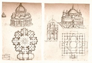 رسمان للكنائس ، c1472-c1519 1883 بواسطة ليوناردو دا فينشي