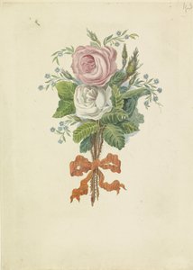 الورود مع الصور الظلية للعائلة المالكة ، 1816