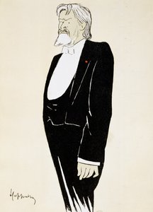 Actor Jean Mounet-Sully (1841-1916), caricature by Leonetto Cappiello (1875-1942) بواسطة ليونيتو كابيلو