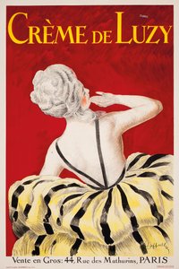 "Creme de Luzy" ، ملصق إعلاني لشركة مستحضرات التجميل الباريسية Luzy ، 1919