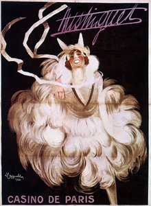 Mistinguett (Mistinguette) في Casino de Paris ، ملصق ليونيتو كابيلو (1875-1942) بواسطة ليونيتو كابيلو