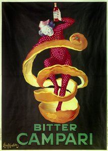 ملصق فاتح للشهية Bitter Campari. رسم بياني ليونيتو كابيلو (1875-1942) 1921 باريس ، فنون زخرفية بواسطة ليونيتو كابيلو