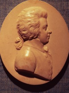 ميدالية بورتريه لفولفجانج أماديوس موتسارت (1756-91)