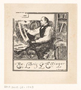 ex libris van Pawel Ettinger بواسطة ليونيد أوسيبوفيش باسترناك