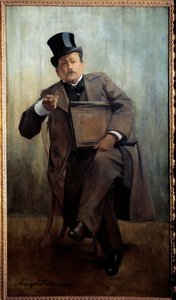 صورة لجورج كورتلاين (1858-1929) رسم للكاتب ليوبولد ستيفنز (1866-1935) القرن العشرين صن. 1،6x0،8 م باريس ، متحف كارنافاليت - صورة جورج كورتلاين (1858-1929) ، كاتب. رسم ليوبولد ستيفنز (1866-1935) ، القرن العشرين. 1.6 مرة بواسطة ليوبولد ستيفنز
