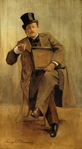 صورة لجورج كورتلاين 1858-1929 ، ج. 1898. بواسطة ليوبولد ستيفنز