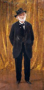 Portrait of Guiseppe Verdi (oil on canvas)