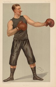 فانيتي فير: Hard Hitter ، 1896. بواسطة ليزلي ماثيو