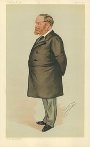 Mr Charles Henry Wilson, A squatter, 24 January 1885, Vanity Fair cartoon (colour litho) بواسطة ليزلي ماثيو وارد