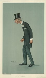 السيد بيرسي ميلفيل ثورنتون ، كلافام ، 22 مارس 1900 ، فانيتي فير كارتون بواسطة ليزلي ماثيو وارد