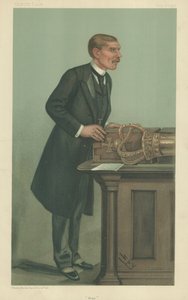 السيد وليام سانت جون فريمانتل برودريك ، الحرب ، 18 يوليو 1901 ، فانيتي فير كارتون بواسطة ليزلي ماثيو وارد