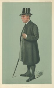 أسقف وينشستر ، Prelate of the Garter ، 19 ديسمبر 1901 ، فانيتي فير كارتون بواسطة ليزلي ماثيو وارد