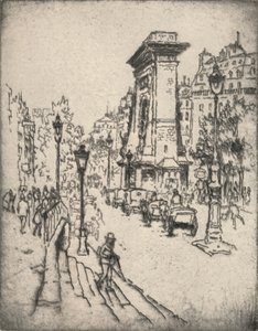 "الباب سانت دينيس" ، 1915 بواسطة ليستر جورج هورنبي