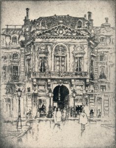 "The Porte de Valois، Palais-Royal" ، 1915 بواسطة ليستر جورج هورنبي