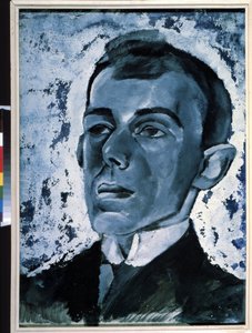 "" صورة للشاعر أوسيب ماندلستام (1891-1938) "" لوحة رسمها ليف ألكساندروفيتش بروني (1894-1948) مجموعة خاصة بواسطة ليف أليكساندروفيتش بروني