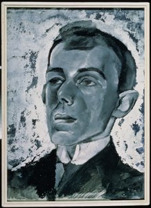 صورة للشاعر أوسيب ماندلستام (1891-1938) (غواش على ورق) بواسطة ليف أليكساندروفيتش بروني