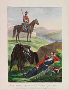 ضابط في زي سرب القوزاق في البحر الأسود بالجيش الإمبراطوري الروسي ، 1837-1839.