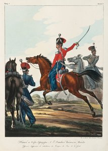 ضابط أركان وكبير ضباط جيش القوزاق ، 1830-1840