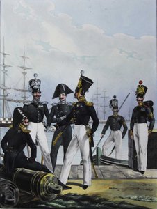 شركة Guards Équipage Artillery Company و Guards Cargo Company ، 1829