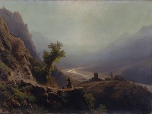 في جبال القوقاز 1879 بواسطة ليف فيليكسوفيتش لاغوريو