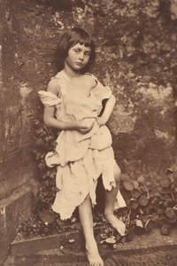 أليس ليدل بدور The Beggar Maid ، 1858. بواسطة لويس كارول