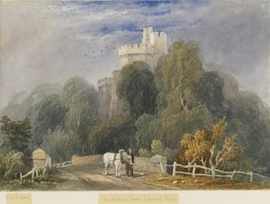 Greenway Bank - "برج الحارس": رسم بالألوان المائية ، بدون تاريخ [1830-1840] (رسم) بواسطة لويس جون وود