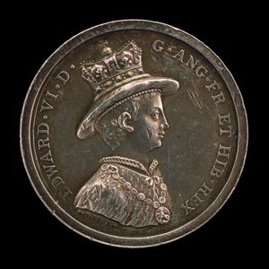 إدوارد السادس ، 1537-1553 ، ملك إنجلترا 1547 وسام مدرسة مستشفى المسيح ، تأسس عام 1552 بواسطة لويس بينجو