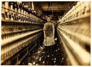 Spinner ، Globe Cotton Mill ، أوغوستا ، جورجيا ، 1909 بواسطة لويس ويكس هاين