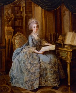La Petite Reine أو Portrait of Madame Sophie ، حوالي 1770-74 (زيت على قماش) بواسطة Lié Louis Périn Salbreux