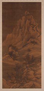 Snowscape بعد Guo Xi ، أسرة تشينغ ، 1702. بواسطة لي ين