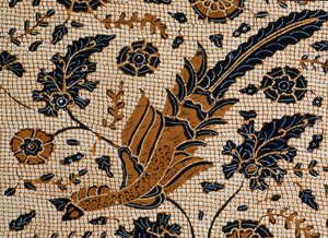 Batik with traditional design called peksi podang, Surakarta, Java, Indonesia ,detail بواسطة غير معروف غير معروف