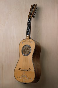 Chitarra battente (guitar), musical instrument built in the workshop of the luthier Pasquale Scala in Praiano, Campania. Italy, 20th century بواسطة غير معروف غير معروف