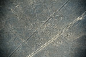 Dog, Nazca lines, Nazca, Peru, Nazca Civilization (photo) بواسطة غير معروف غير معروف