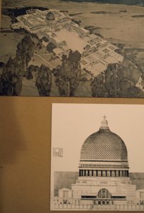 Draft drawing for papal palace in Holy Land بواسطة غير معروف غير معروف