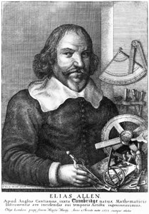Elias Allen, mathematician and instrument maker, c 1630 بواسطة غير معروف غير معروف