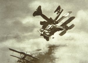 German and British aircraft collide in the air بواسطة غير معروف غير معروف