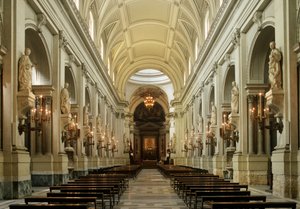 Italy, Sicily Region, Palermo, cathedral, interior, nave بواسطة غير معروف غير معروف
