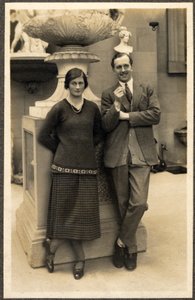 Lady Rachel Cavendish and Viscount Stuart of Findhorn (b/w photo) بواسطة غير معروف غير معروف