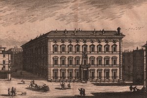 Palazzo Madama, Rome, Lazio, Italy, copper engraving, ca 165x135 cm بواسطة غير معروف غير معروف