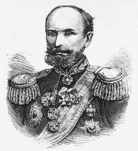 Portrait of General Oklobjio, Russian commander in the Caucasus, Russian-Turkish war بواسطة غير معروف غير معروف