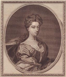 Portrait of Greville Doddington, Duchess of Manchester (1672-1720), copper engraving by John Goldar (1729-1795) from painting by G Kneller بواسطة غير معروف غير معروف