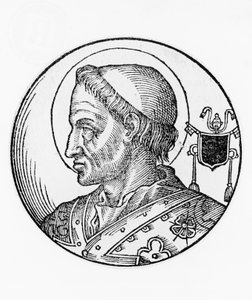 Portrait of Saint Hormisdas (died 523), 52nd Pope of Catholic Church from 514, engraving بواسطة غير معروف غير معروف
