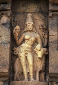 Relief depicting Parvati, Brihadisvara temple, Gangaikonda Cholapuram, Tamil Nadu, India بواسطة غير معروف غير معروف