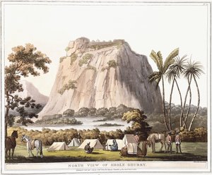 المنظر الشمالي لشول غري ، 1805 بواسطة الملازم جيمس هانتر