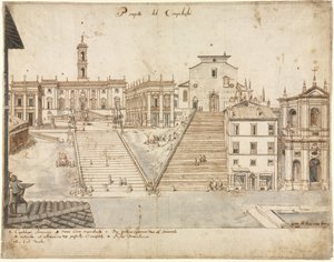 ثمانية عشر منظرًا لروما: The Campidoglio بواسطة ليفين كرويل