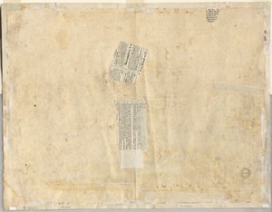 تتبع نافورة من مستطيل ورسم تخطيطي لوجوه على الوجهين ، 1665. بواسطة ليفين كرويل