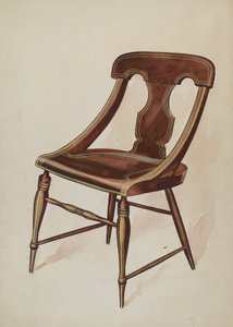 كرسي مطلي ، ج. 1937. بواسطة ليليان كوزى