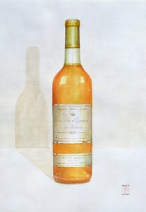 Château d&39;Yquem ، 2003 (أكريليك على ورق)
