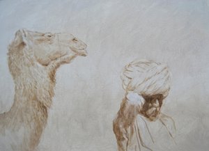 رباري يقود الجمل بواسطة لينكولن سيليجمان